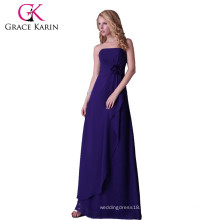 Grace Karin Vestidos Noite Longo por atacado Vestido de noiva sem alças CL3434